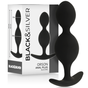 BLACKSILVER - ORSON PLUG SILIKON 2 ANALWELLEN 9 CM