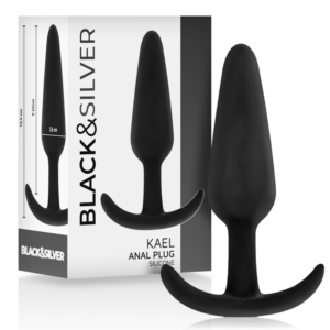 BLACKSILVER - KAEL SILIKON ANALPLUG MIT MITTLEREM GRIFF