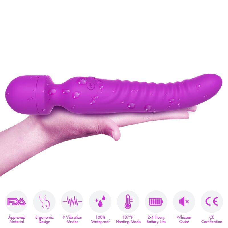 ARMONY - MISSION MASSAGER VIBRATOR WÄRMEEFFEKT LILA