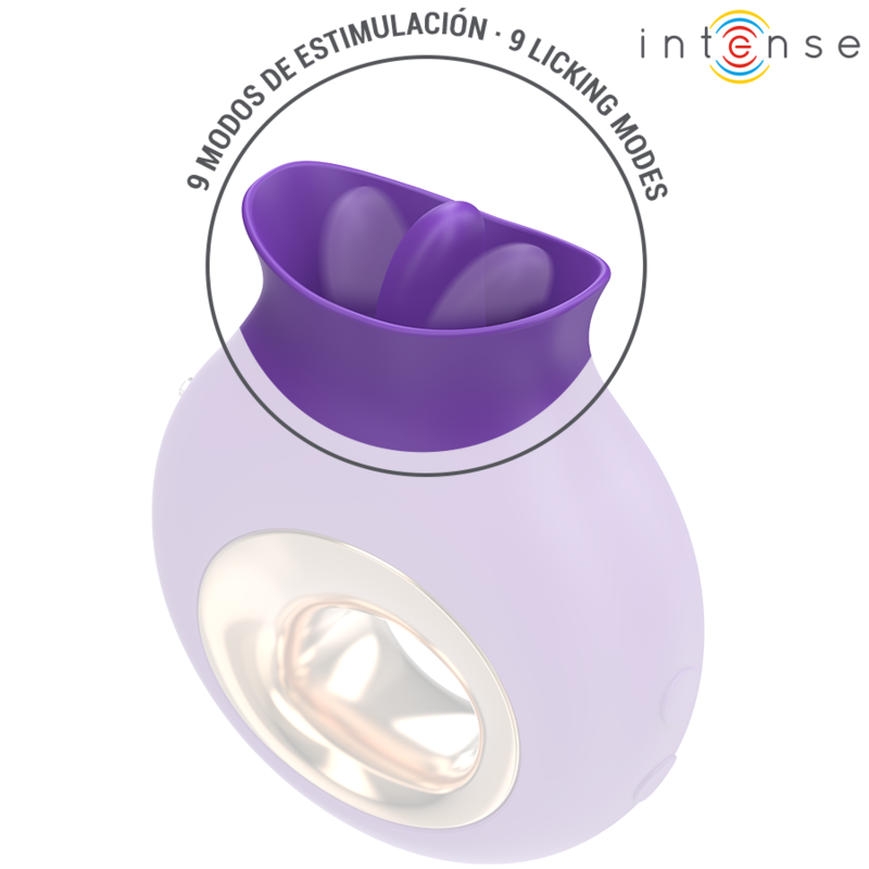 INTENSE - TULI KLITORISSTIMULATOR 9 VIBRATIONEN  9 OSZILLATIONEN LILA
