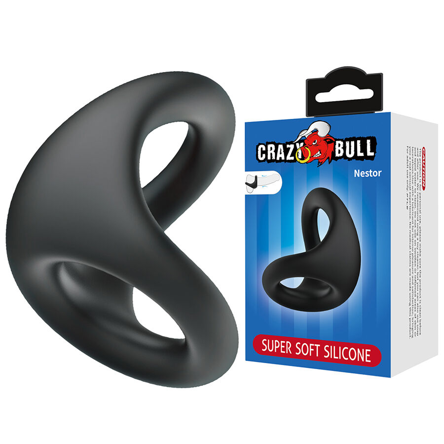CRAZY BULL - NESTOR ERGONOMISCHER PENIS- UND HODENRING