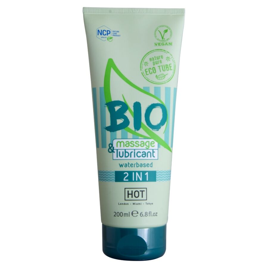 HOT - BIO-MASSAGE  GLEITMITTEL AUF WASSERBASIS 2 IN 1 200 ML