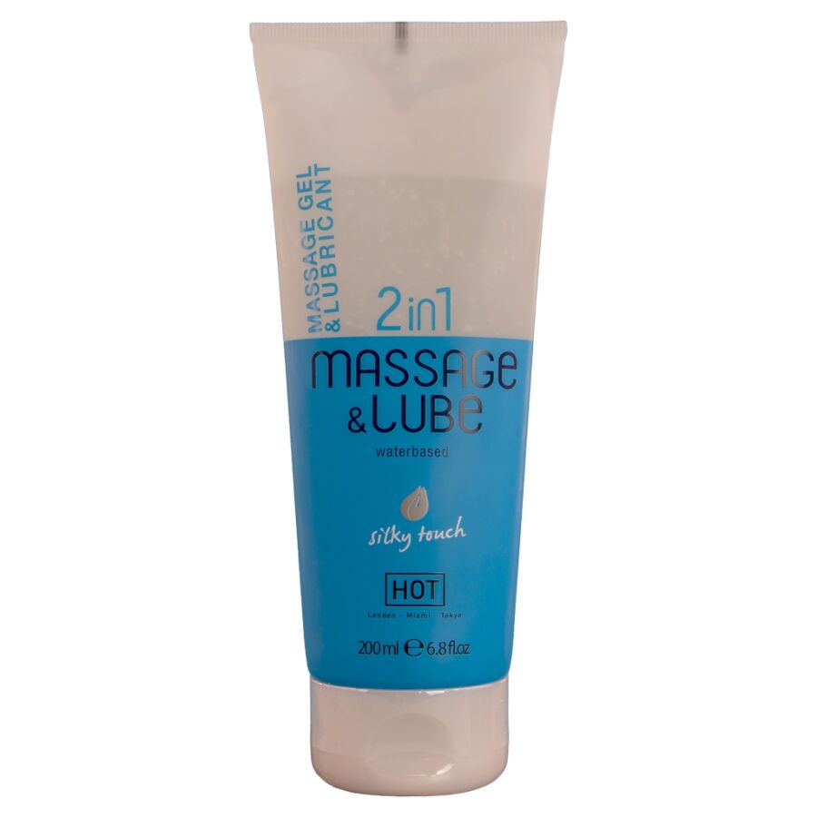 HOT - MASSAGE-  GLEITGEL 2IN1 SILKY TOUCH 200 ML