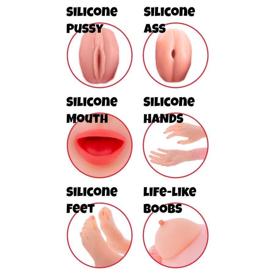 HIDDEN DESIRE - LUSTY LOLA AUFBLASBARE PUPPE 145 CM