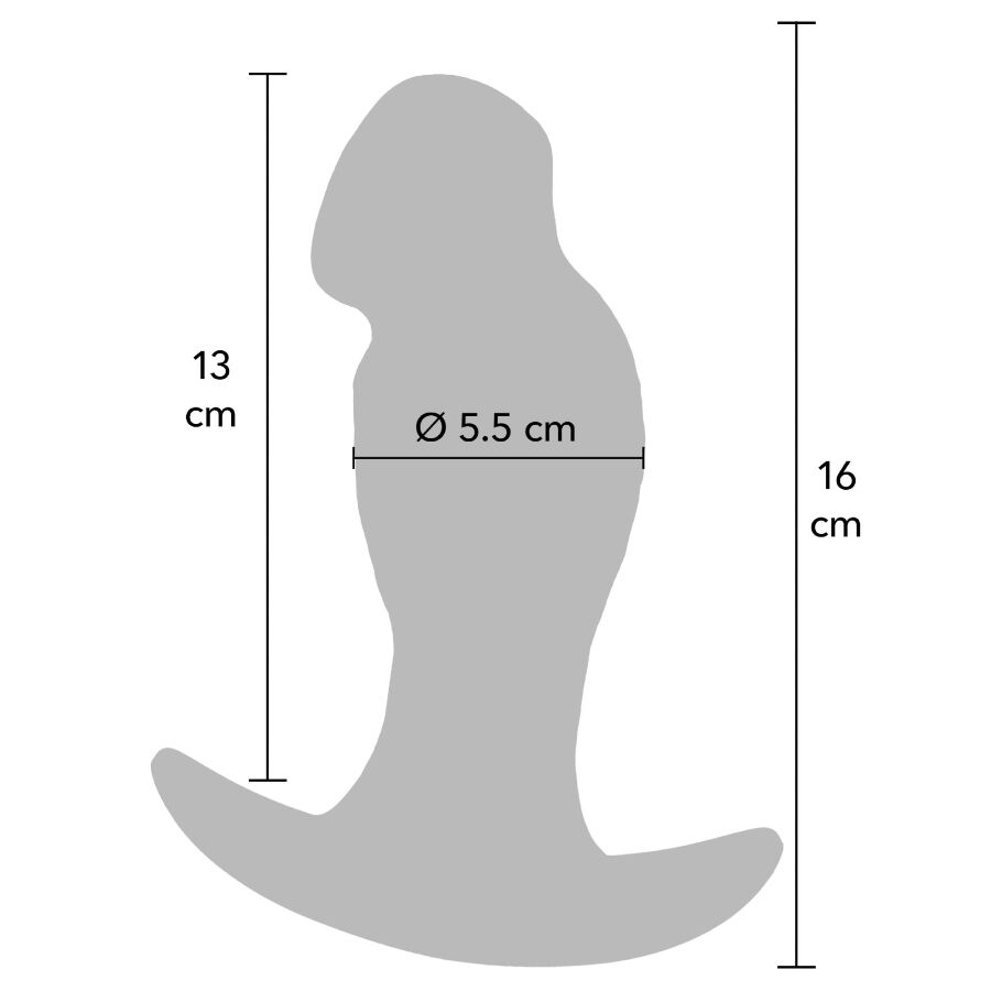 HIDDEN DESIRE - INFERNO REALISTISCHER ANALSPLUG 16 CM