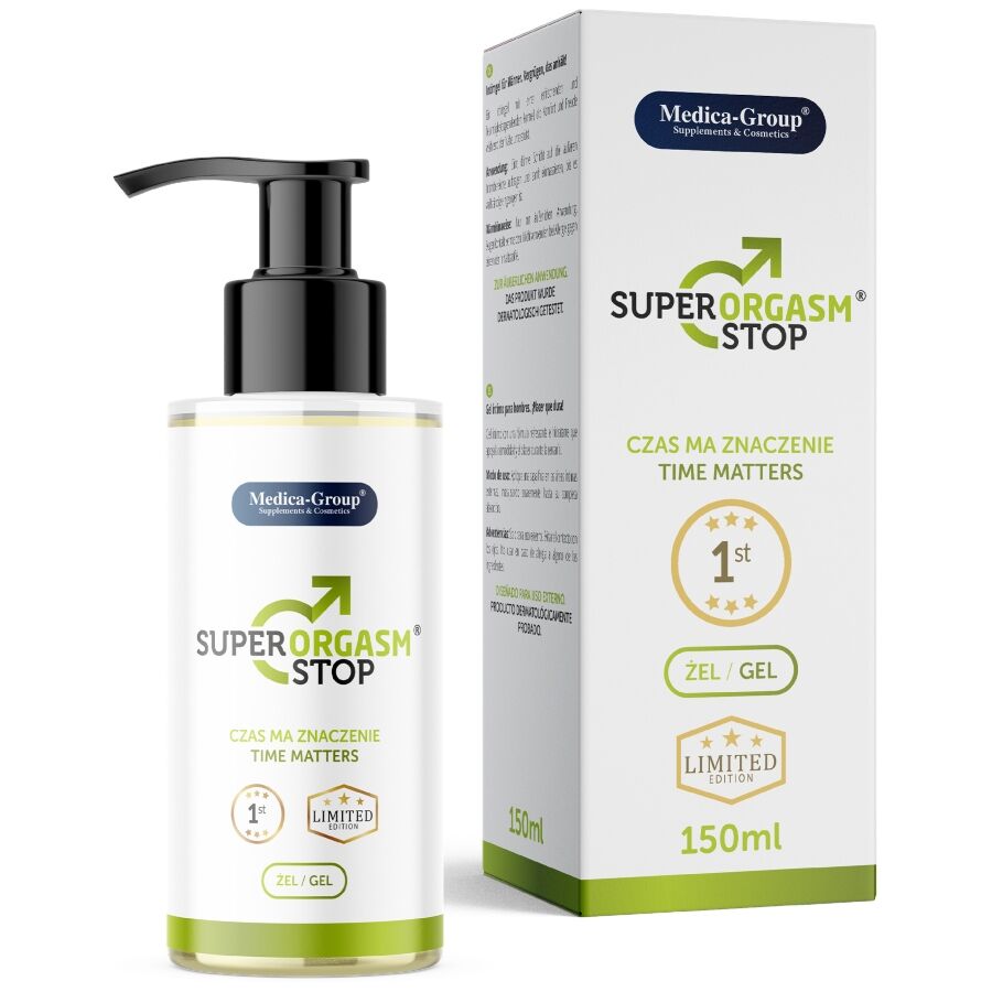 MEDICA GROUP - SUPER ORGASM STOP INTIMGEL FÜR MÄNNER 150 ML