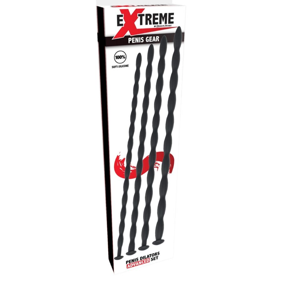 HIDDEN DESIRE - EXTREME ADVANCED SET HARNRÖHRENDILATATOREN 4 STÜCK