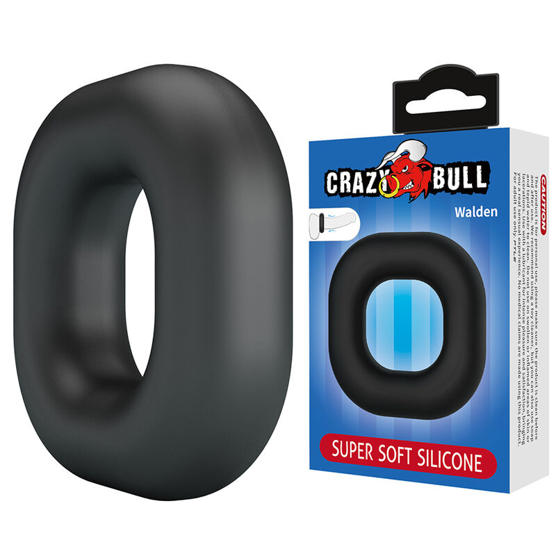 CRAZY BULL - WALDEN SUPERSOFT SILIKON-PENNISRING SCHWARZ