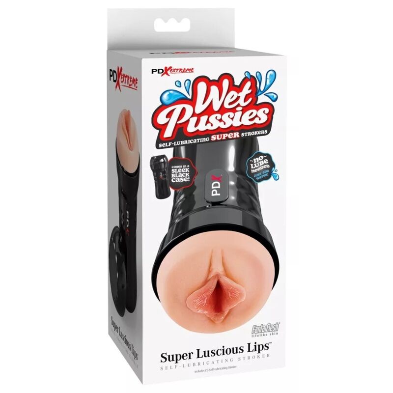 PDX EXTREME REALISTISCHER SELBSTSCHMIERBARER MASTURBATOR MIT SUPER LECKEREN LIPPEN
