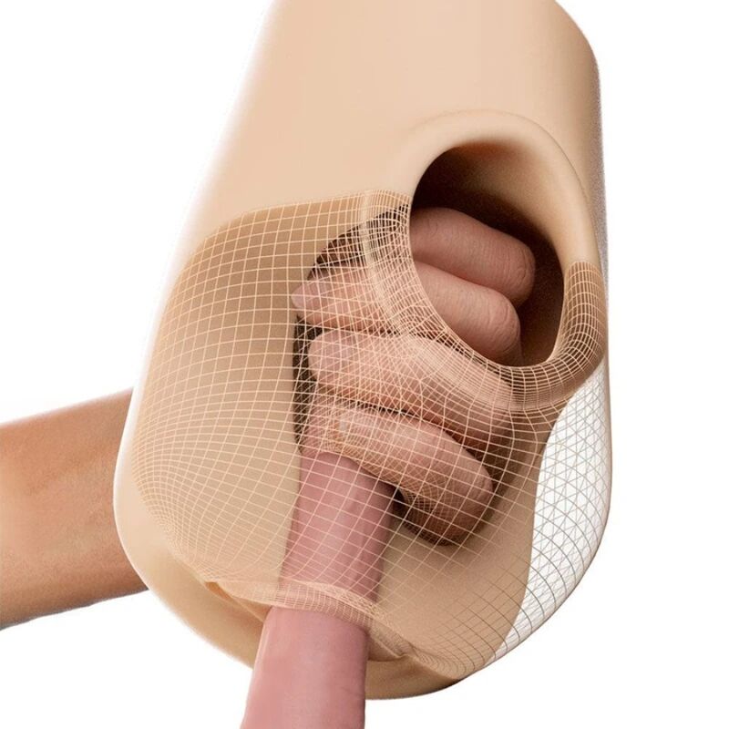 PDX PLUS REALISTISCHER VAGINA-PUSSY-POOUNDER-SQUEEZE-STROKER 18 CM