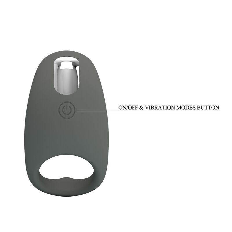 PRETTY LOVE WIEDERAUFLADBARER VIBRATIONSRING AUS WEICHEM SILIKON
