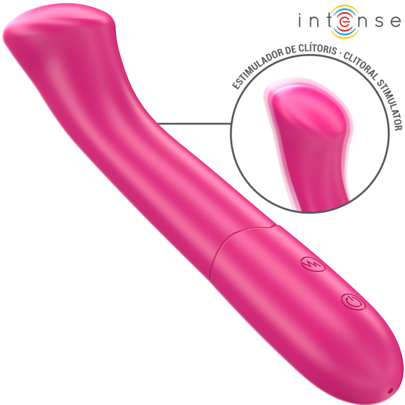 INTENSE - PATY VIBRATOR 19 CM FLEXIBEL 10 VIBRATIONEN MODELL 2 PINK